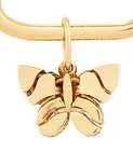 14K Butterfly Charm