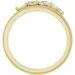 14K Yellow 3/8 CTW Natural Diamond Stackable Ring