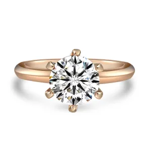 2 Carat Solitaire Engagement Ring
