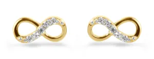 9k Yellow Gold Earrings Set with HSI Diamonds