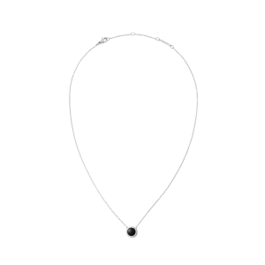 Audrey Necklace Black Agathe Silver