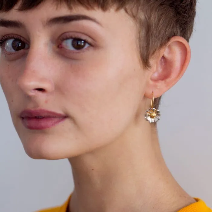 Big Daisy Hook Earrings