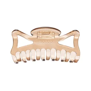 BOW CLIP JELLY BROWN