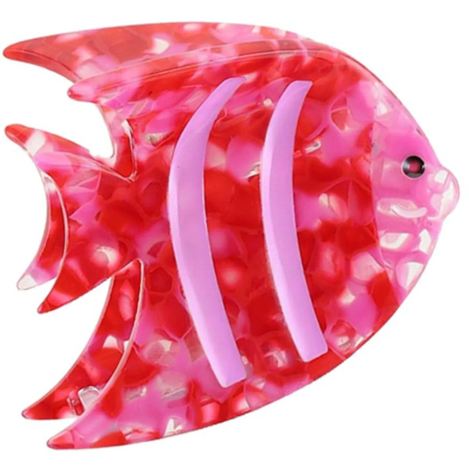 Bow's by St?r Fish Hair Clip - Red/Pink