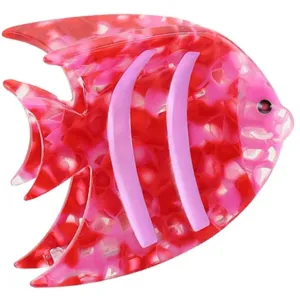 Bow's by St?r Fish Hair Clip - Red/Pink