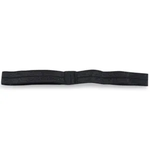 Bow's by Str Hairband Black (elastic)