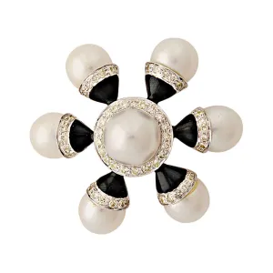 Brooch - South Sea Pearl and Diamond