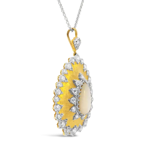 Buccellati Pendant & Earring Estate Set