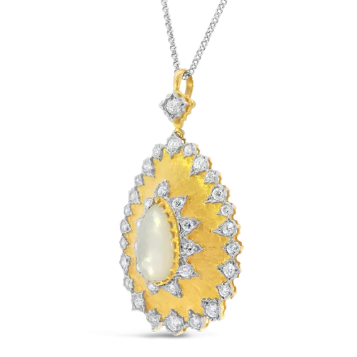 Buccellati Pendant & Earring Estate Set