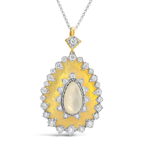 Buccellati Pendant & Earring Estate Set