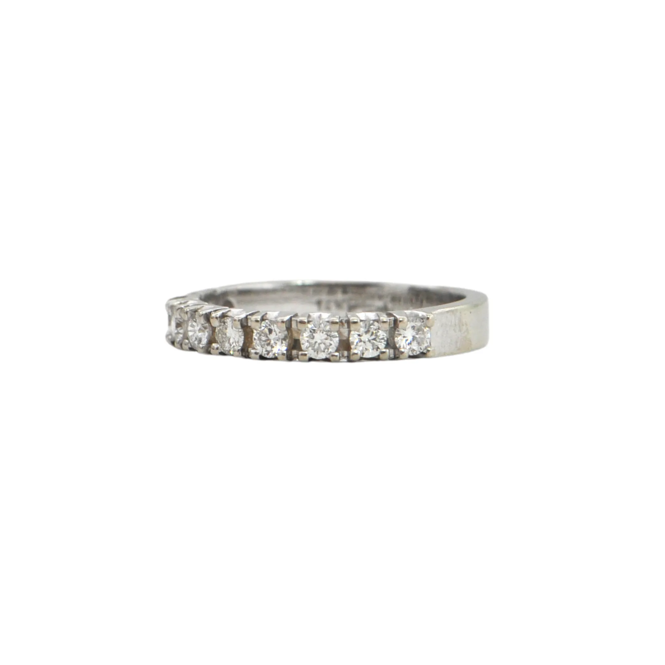 Diamond 14K Gold Half Eternity Band