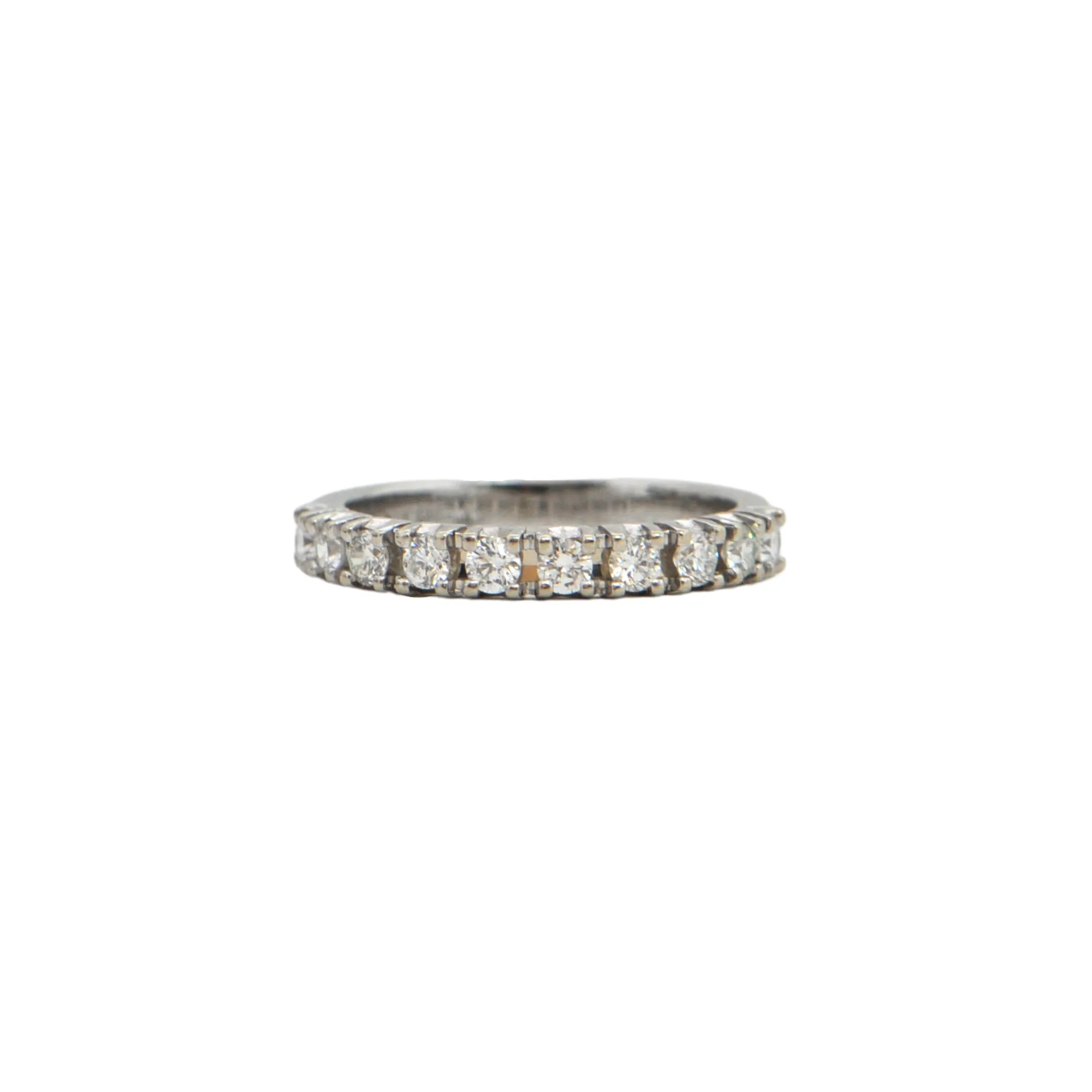 Diamond 14K Gold Half Eternity Band