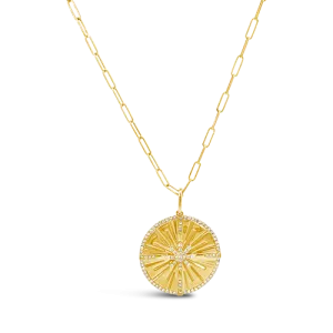 Diamond Star Medallion Pendant