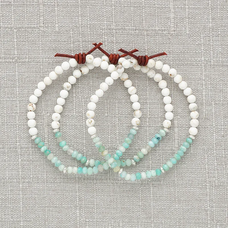 Dream Big Bracelet - Peru Amazonite | Tiny Stacker