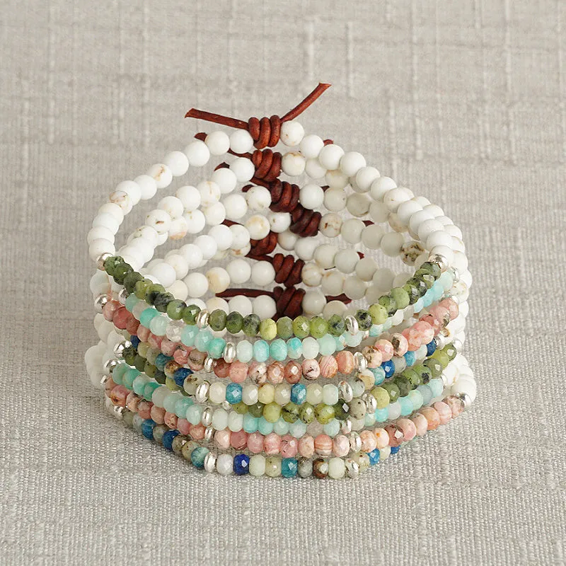 Dream Big Bracelet - Peru Amazonite | Tiny Stacker