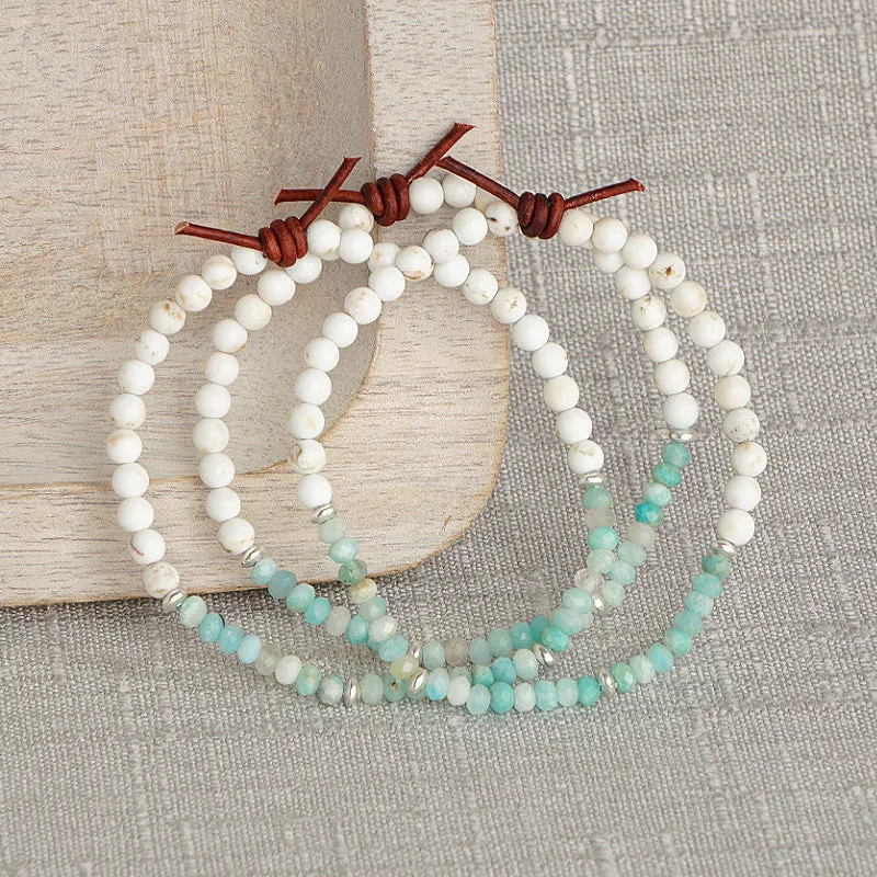 Dream Big Bracelet - Peru Amazonite | Tiny Stacker