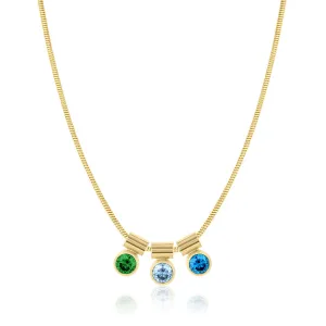 Ellie Multi Birthstone Necklace
