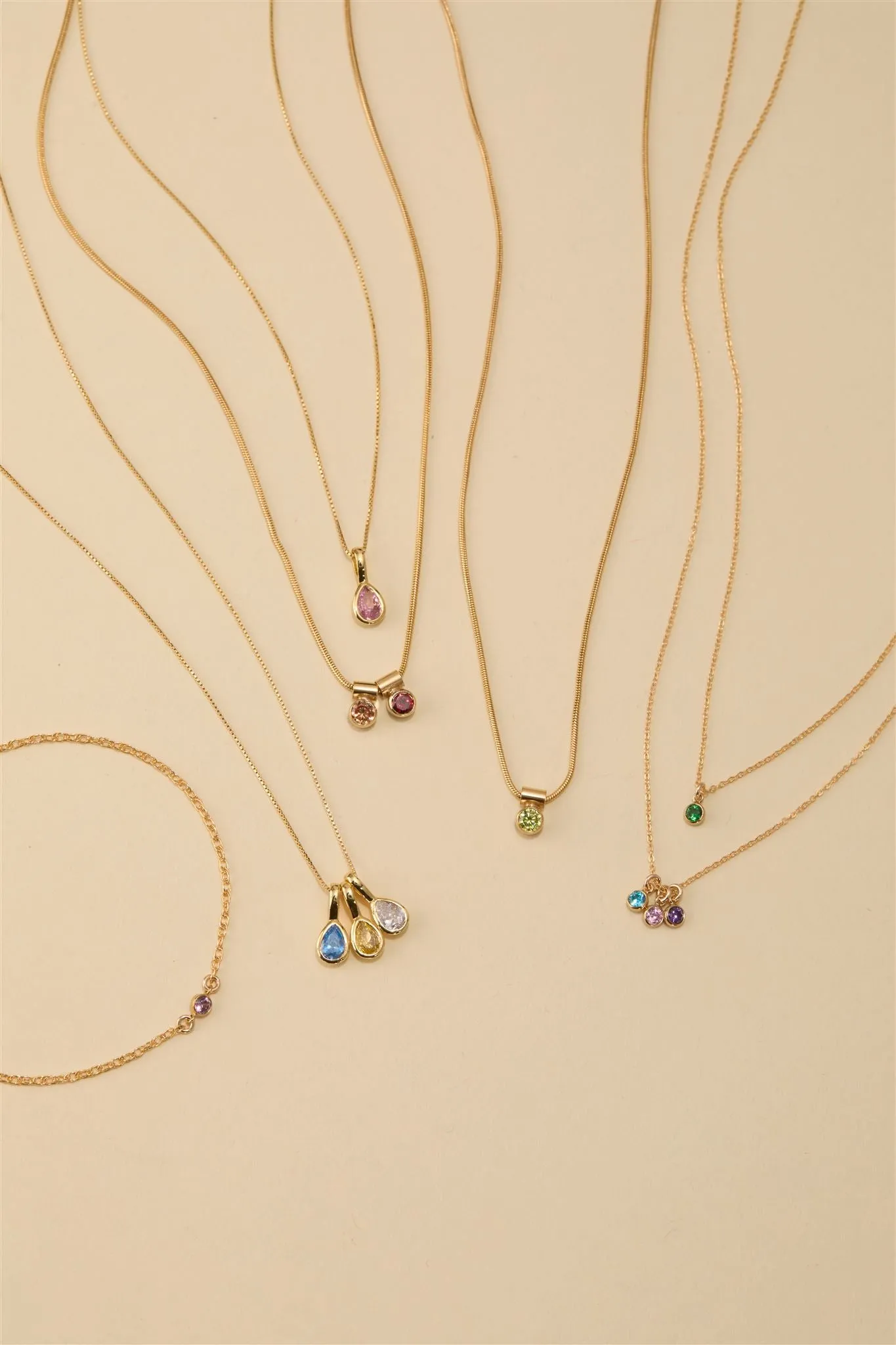 Ellie Multi Birthstone Necklace
