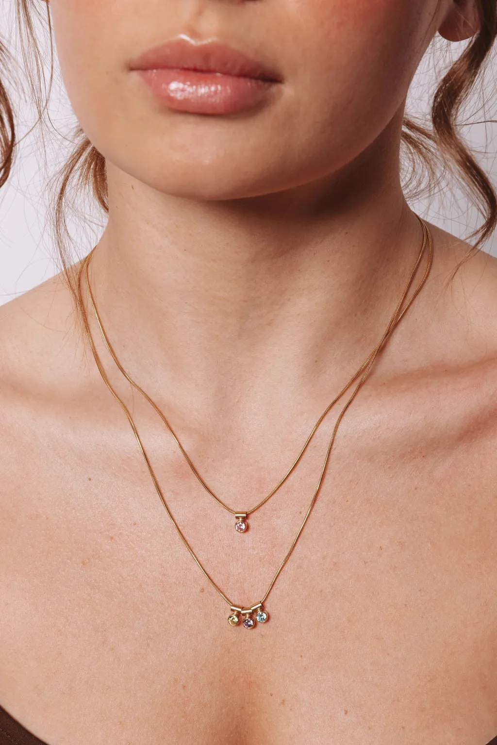 Ellie Multi Birthstone Necklace