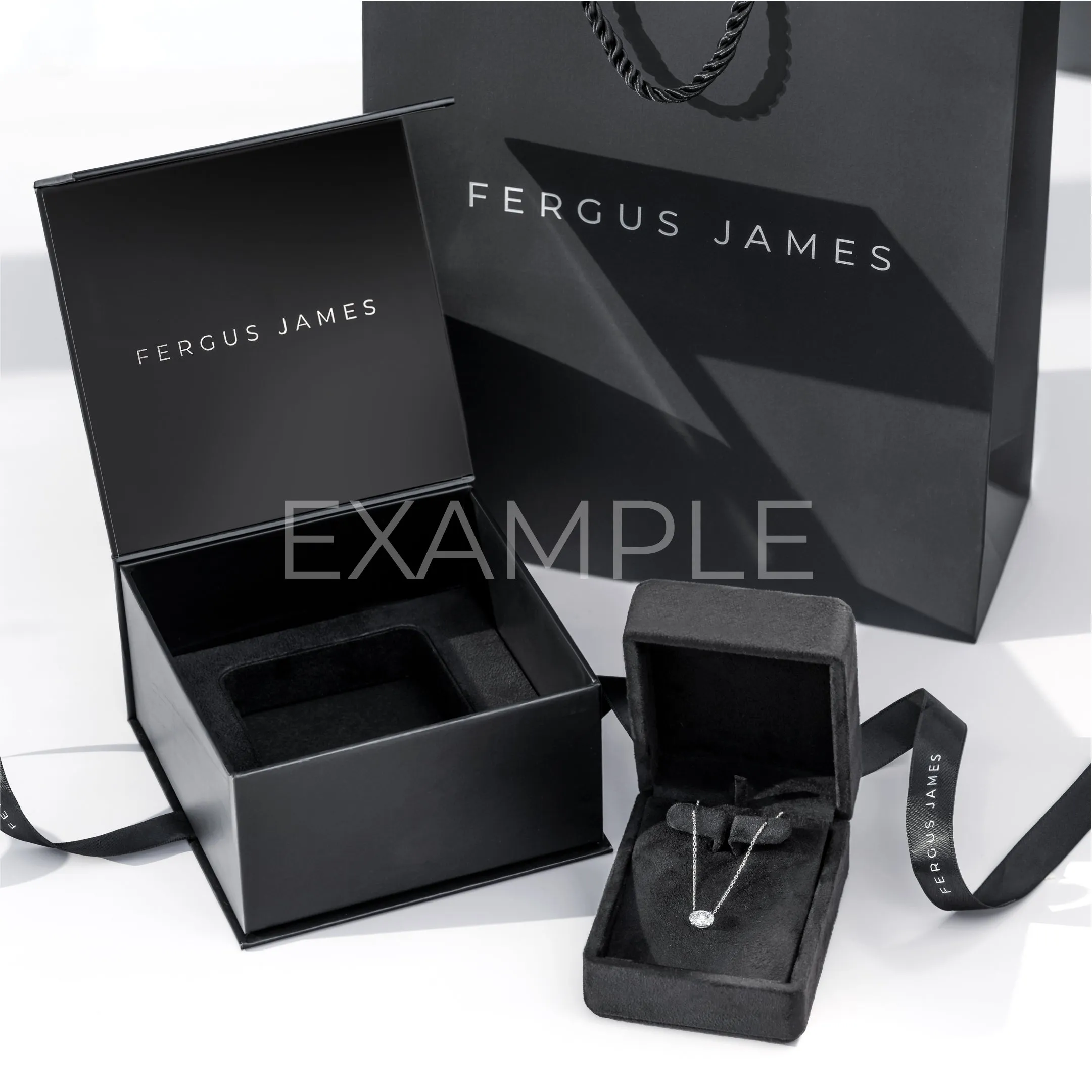 Extra Small Black Diamond Cross Pendant Rose Gold