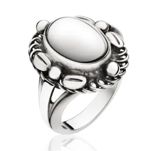 Georg Jensen Sterling Silver Moonlight Blossom Ring D