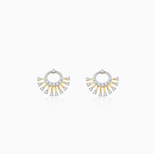 Gold Bella Aura Diamond Earrings