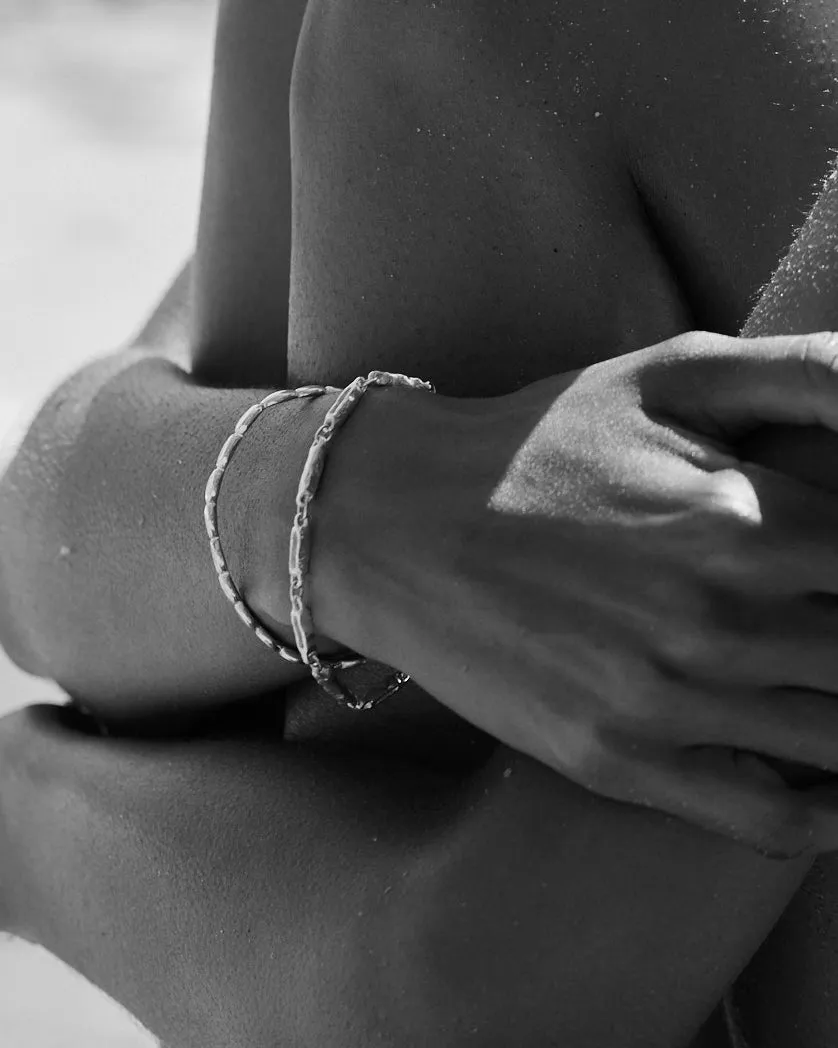 Hammered Bracelet | Silver