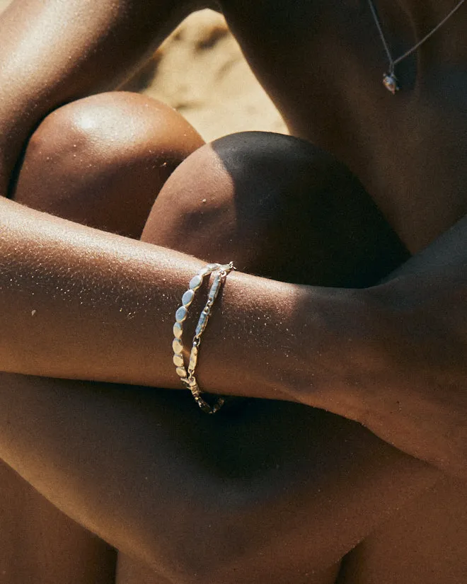 Hammered Bracelet | Silver