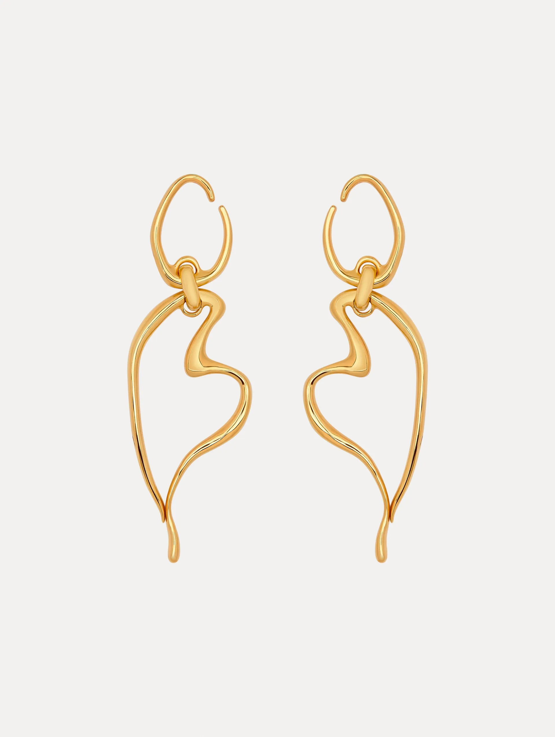 Heart O Drop Earrings