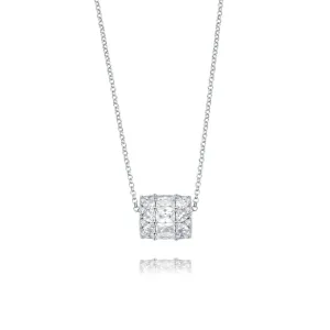 Imperial Black Pav?? Men Crown Necklace
