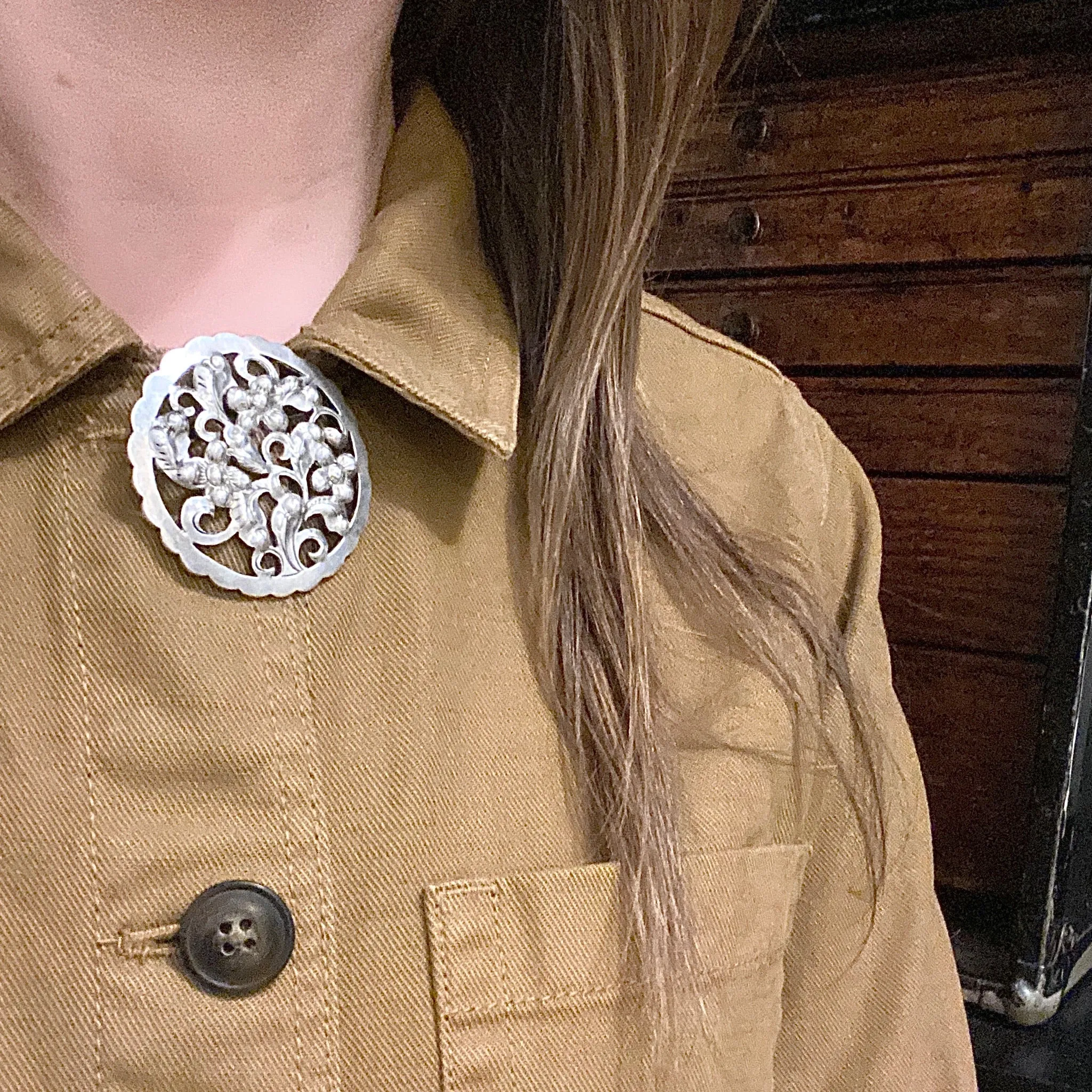 Kalo Dogwood Brooch