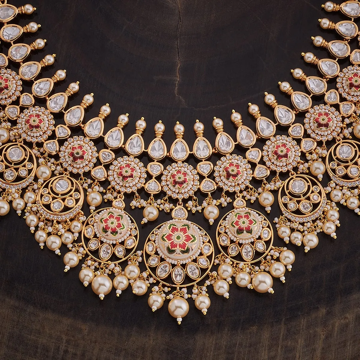 Kundan Necklace 165877