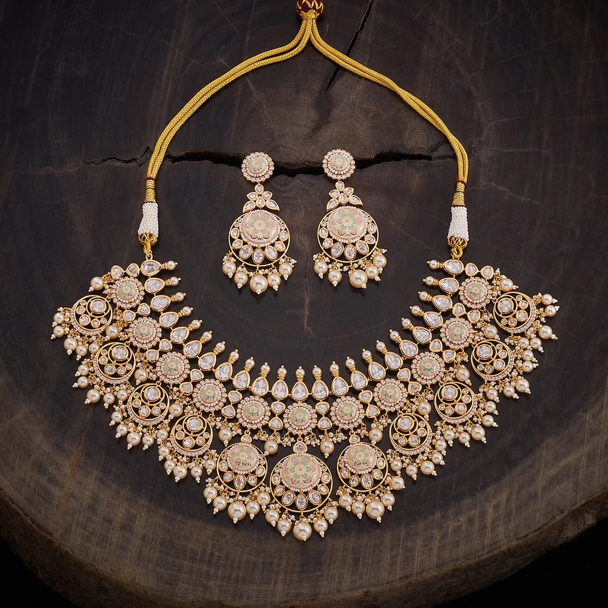 Kundan Necklace 165877