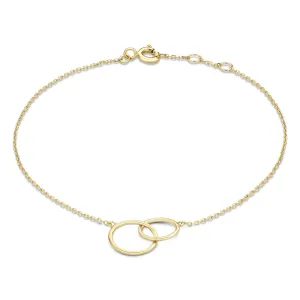 Le Marais Loulou 14 karat gold bracelet with rings