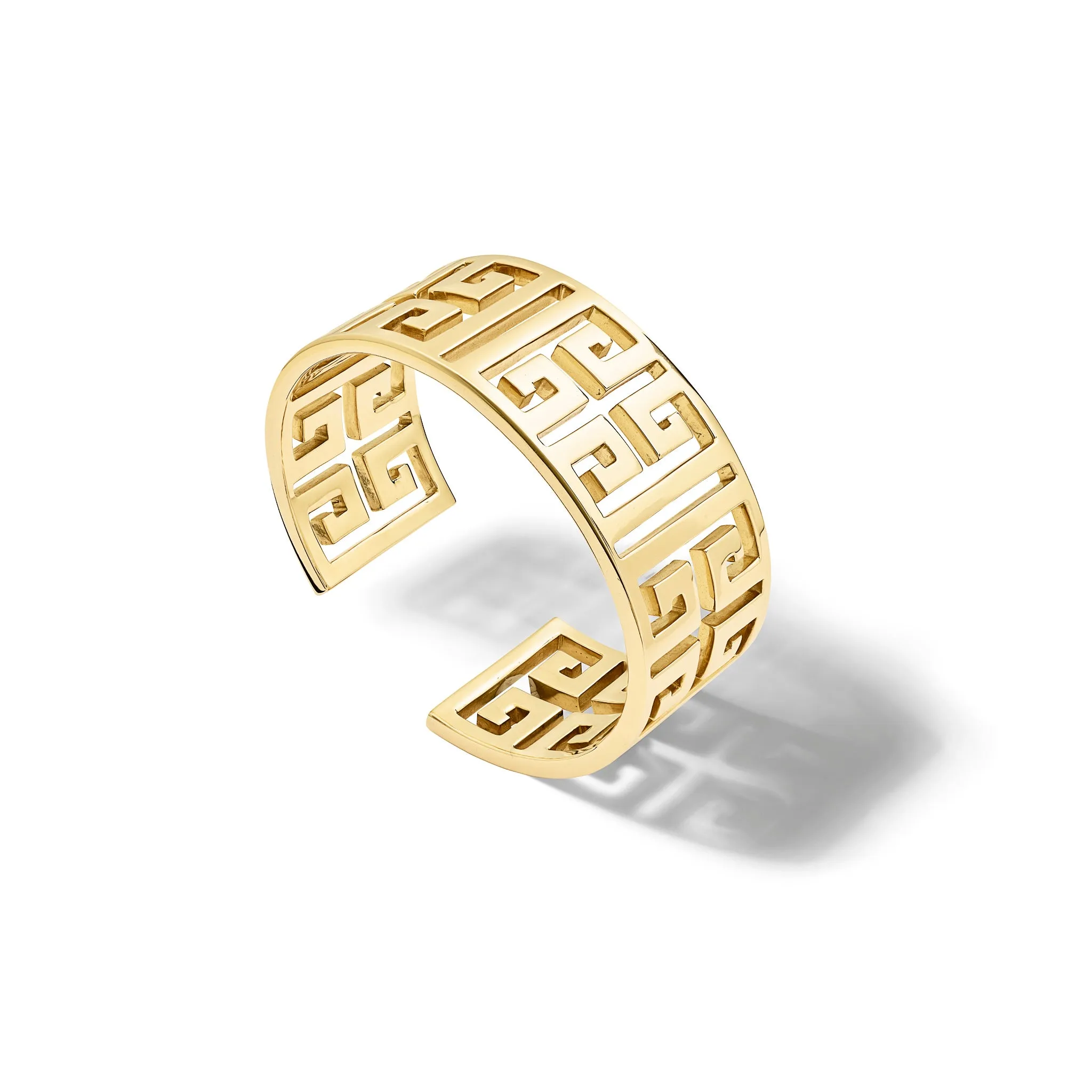 Meandros Cuff Bracelet Yellow Gold