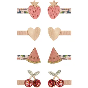Mimi & Lula 8 Hair Clips - Mini Fruit Florence