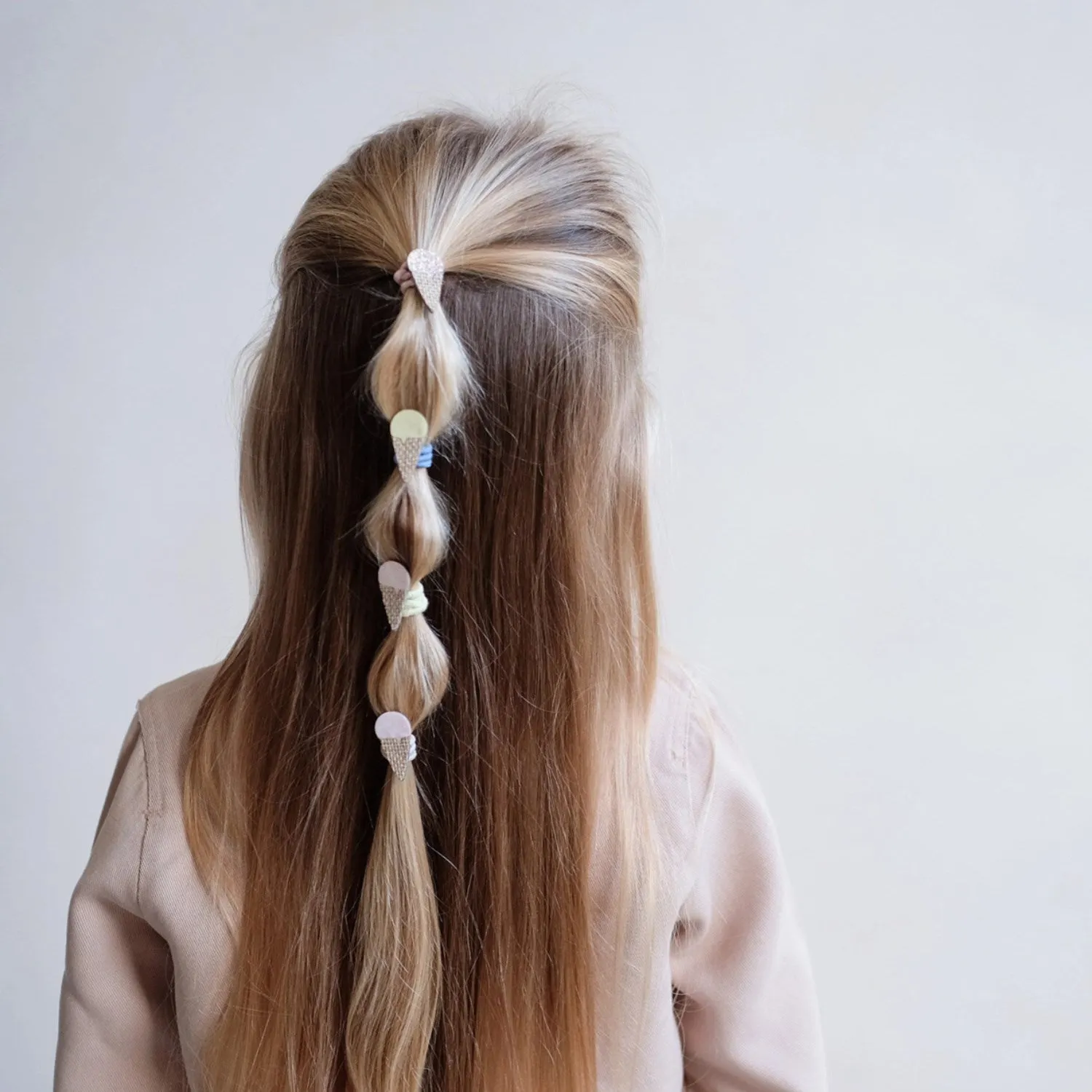 Mimi & Lula 8 Hair Elastics - Mini Ice Cream Amalfi
