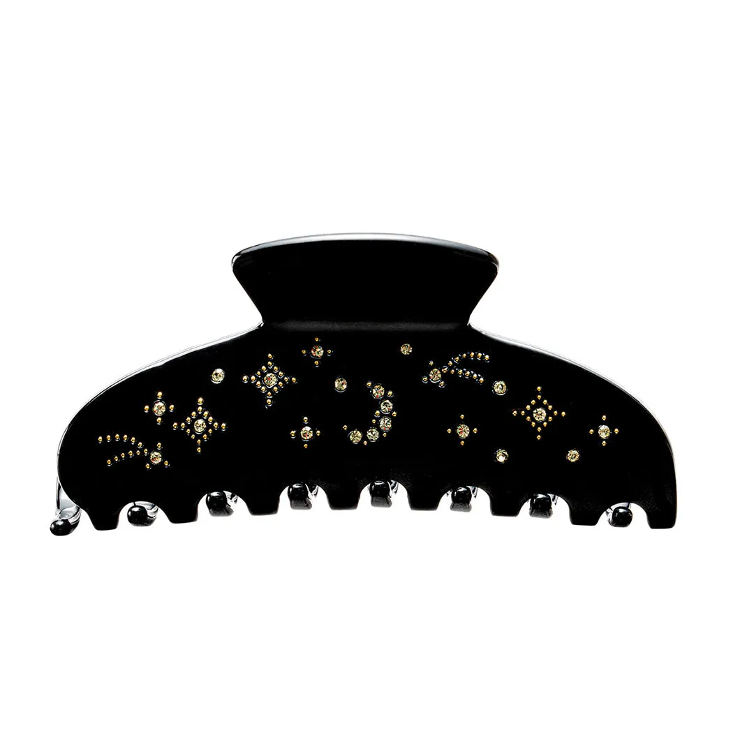 MOON & STARS CLIP NIGHT BLACK