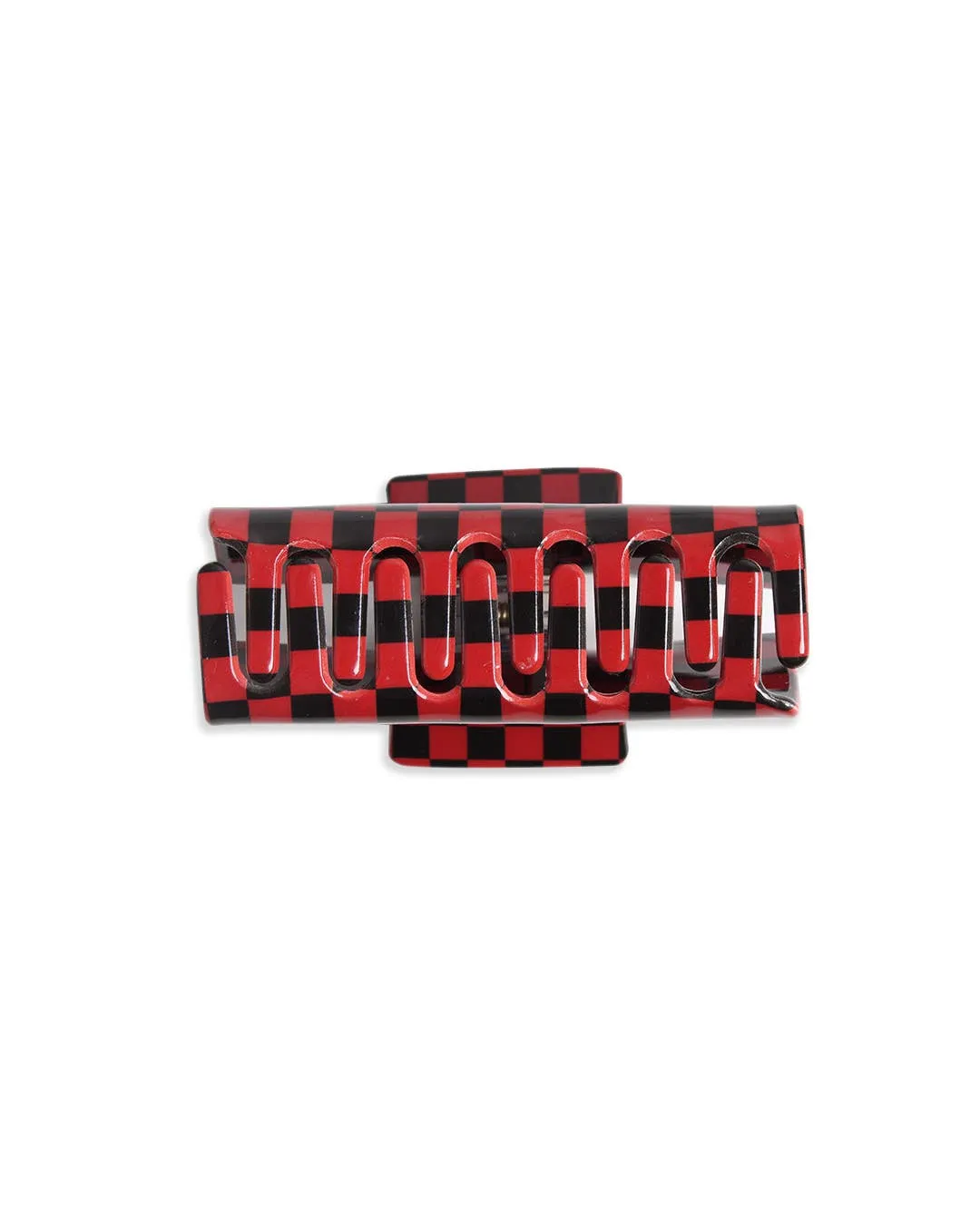 Ohio State? Eco Checkered Block O - Logo Claw Clip