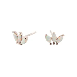Opal Marquis Stud Earrings