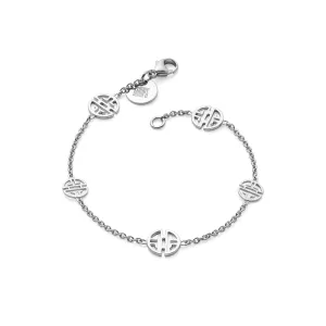 Petite Silver Shou Station Bracelet