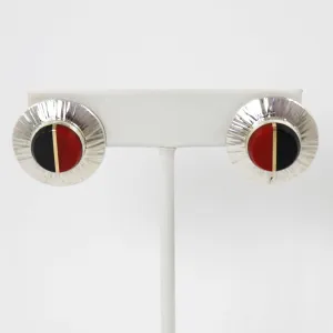 Rosarita and Black Jade Earrings