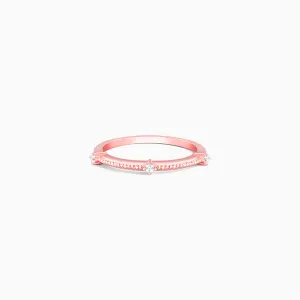 Rose Gold Glamourous Aura Ring
