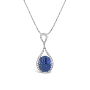 Sapphire & Diamond Pendant