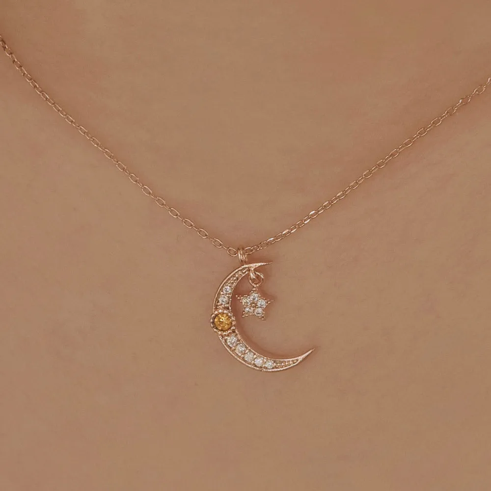SERA Birthstone Necklace (Gold)