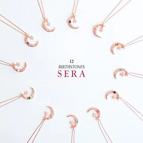 SERA Birthstone Necklace (Gold)