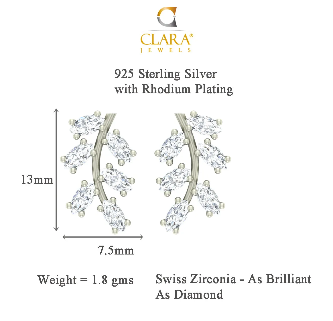 Silver Leaf Jewellery Set