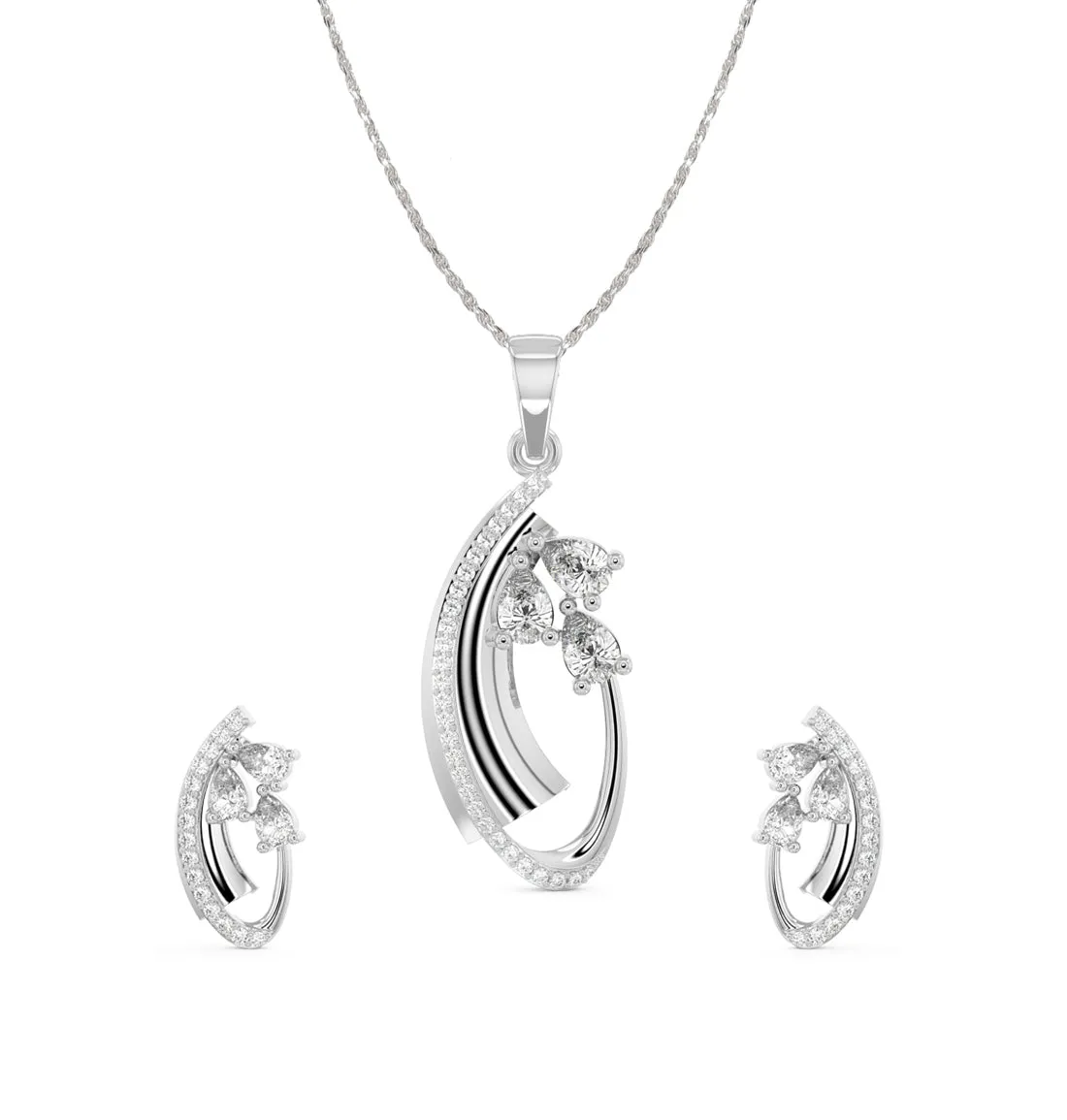 Silver Orla Jewellery Set