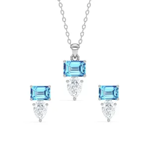 Silver Vistosa Jewellery Set