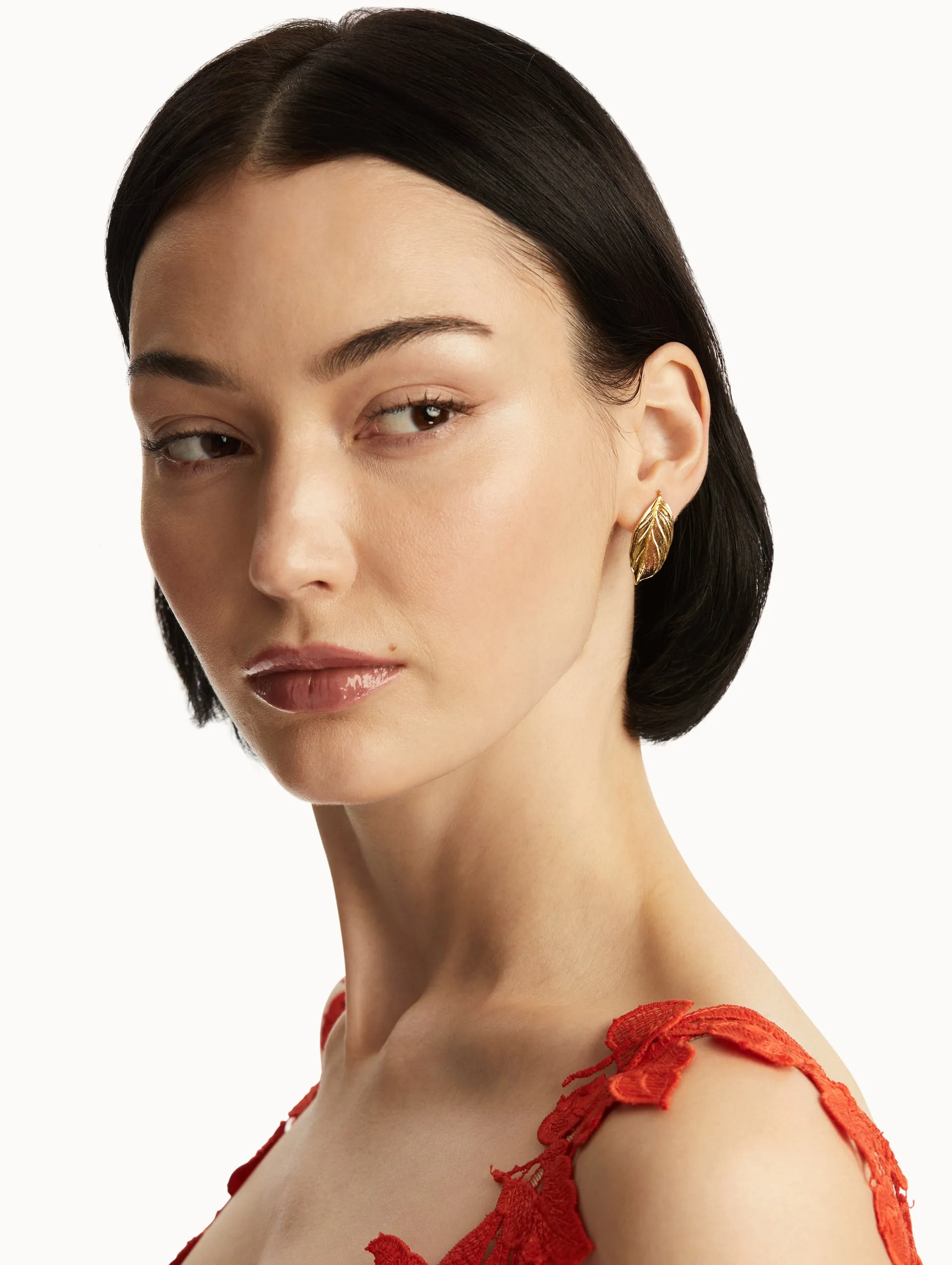 Small Leaf Earrings